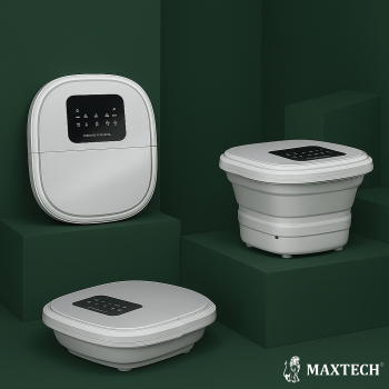 Masażer wodny do stóp HYDROMASAŻ Składany + pilot  MAX-S2